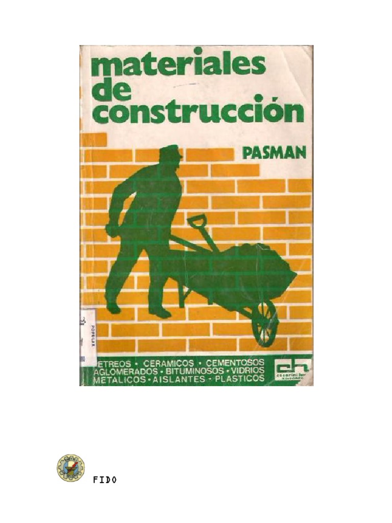 Espesar Atrás, atrás, atrás parte resumen Materiales de Construcción - Pasman | PDF