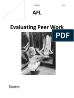 Afl Cwork Yr12 2013 Activity