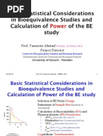 Download Sample Size and Power Analysis in Bioequivalence Studies by Prof Dr Tasneem Ahmad SN12592548 doc pdf