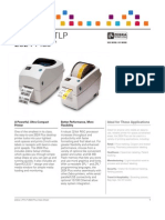 Zebra LP/TLP 2824 Plus™: A Powerful, Ultra-Compact Printer Better Performance, More Flexibility