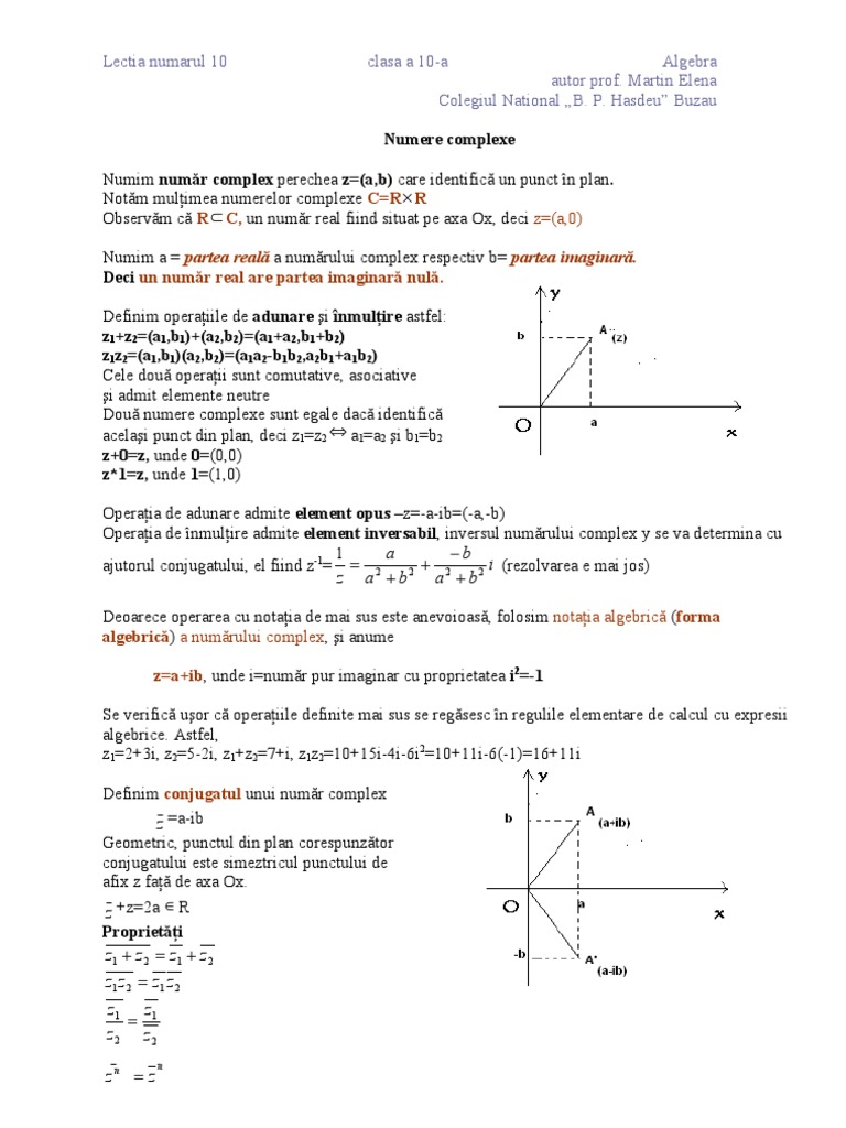 Lectia10 Nr Complexe