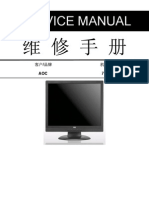 AOC 712S5 LCD Monitor Service Manual