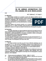 Determinac de Aminas Por Cromatografia