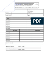 planificación pedagógica unidad de aprendizaje o temporal standard