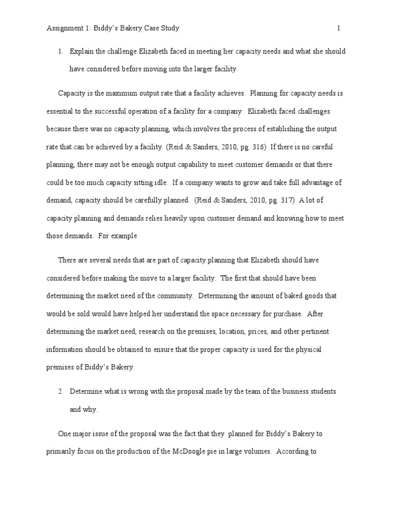 Biddy bakery essay picture