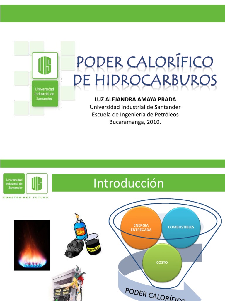 Poder Calorifico 2010 1 Combustibles Calor