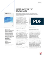 Adobe Lifecycle PDF Generator Datasheet