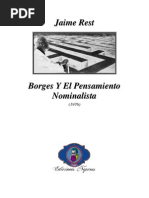 1976 - Jaime Rest _ Borges Y El Pensamiento Nominalista