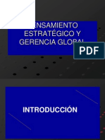 INDUCCION - Programa Pensamiento Estratégico y Gerencia Global