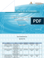 Agenda Unica 2012 Secundarias