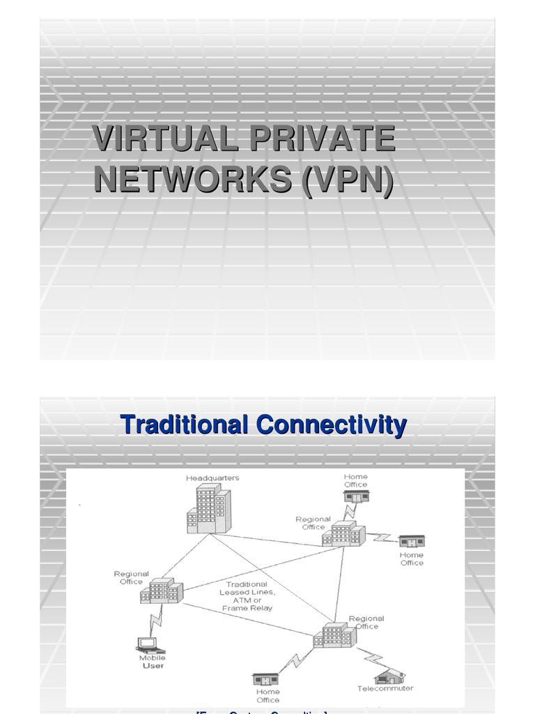 Virtual Private Networks (VPN) | PDF | Virtual Private Network