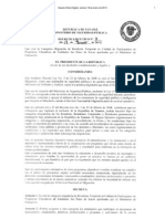 Decreto Ejecutivo 3 de 17 de Enero 2013