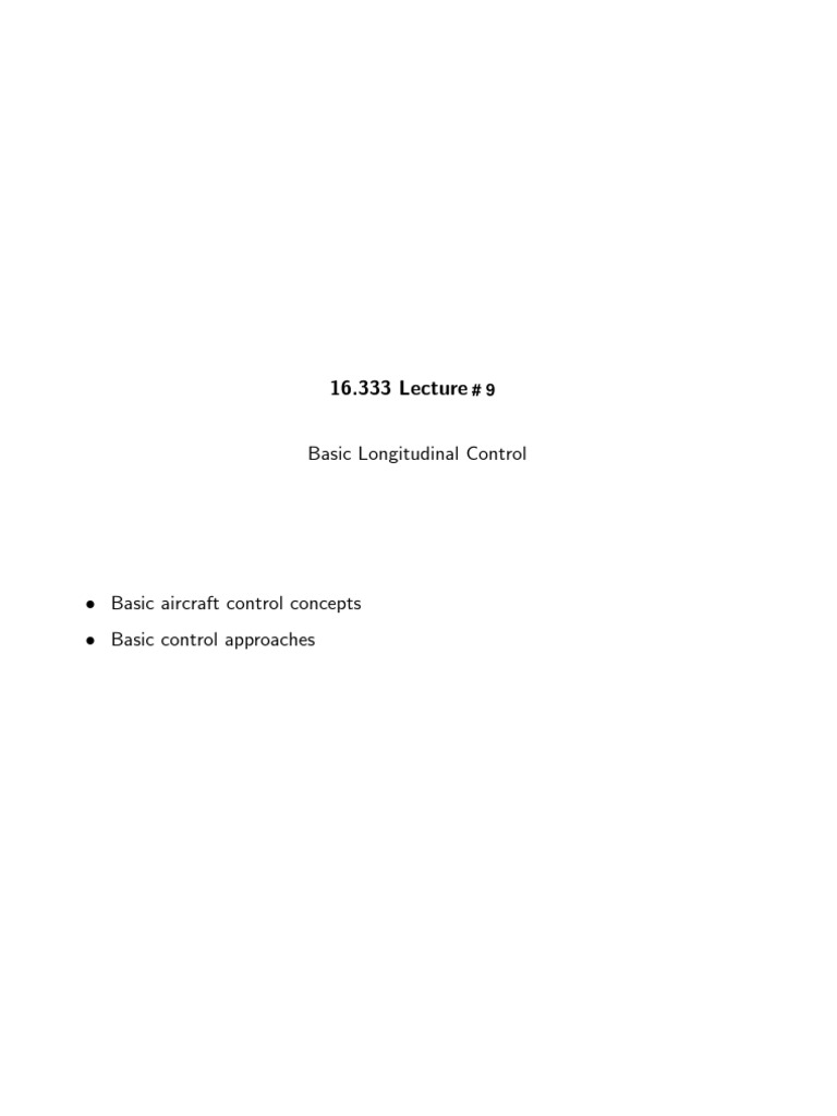 Design of Lead Compensator for Aircraft | PDF | Control Theory ...