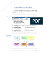 Cómo Redactar Objetivos de Aprendizaje