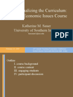 A Global Economics Course - RMU