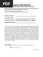 Download Liberty International IR Confirmation Form by Chicago Video Phones Inc SN12597686 doc pdf