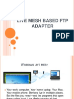 Live Mesh Based FTP Adapter