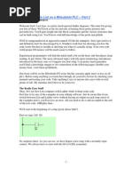 Programming in List On A Mitsubishi PLC - Part 2 PDF