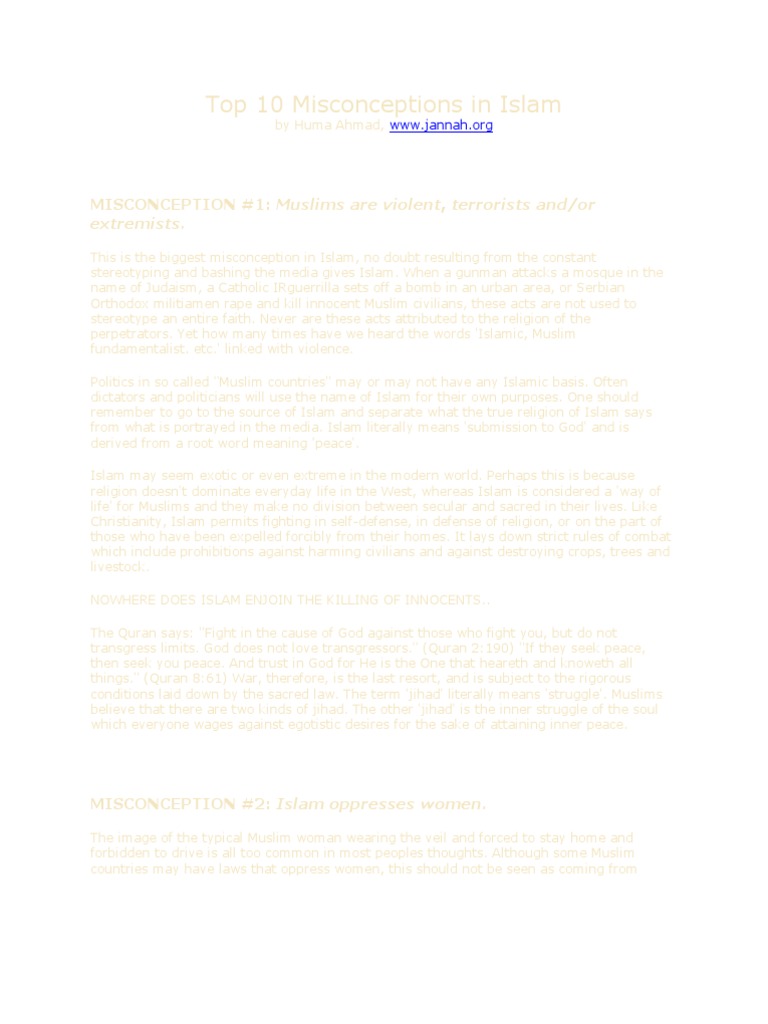 Controversies In Sunni Islam Debunking Common Misconceptions - 33cddfb