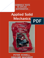 Applied Solid Mechanics - Peter Howell