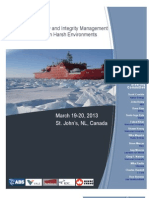 Workshop On Safety and Integrity Management of Operations in Harsh Environments