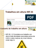 Trabalho em Altura - Escrevendo....