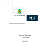 Planul National Strategic Pentru Pescuit 2007 2013[1]