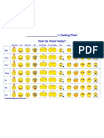 Child's Feeling Chart to Track Daily Emotions