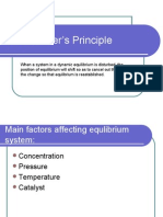 Le Chatelier's Principle