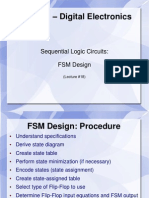 ECE 301 - Digital Electronics: Sequential Logic Circuits: FSM Design