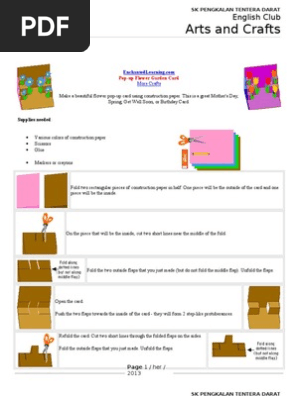 pop up card