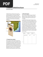 Create a Trifold Brochure