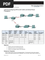 Lab 5.2.3 Configuring Ripv2 With VLSM, and Default Route Propagation