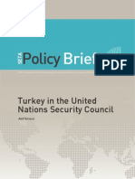 Policy Brief No 28 Akif Kirecci Turkey in the United Nations Security Council