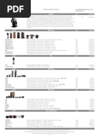 b&w price list