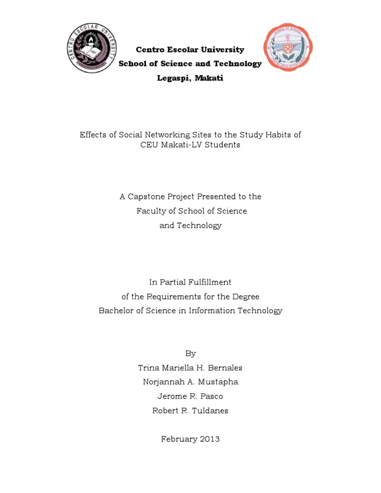 Impact of Social Media on Study Habits | PDF