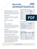 17-4 PH Bar Data Sheet