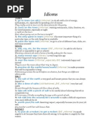 Idioms