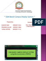 GSM Based Campus Display System