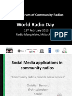 Social Media Applications in Community Radios_KenTel