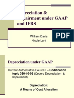 Davis & Lunt - Depreciation & Impairment
