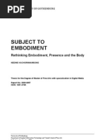 Subject to Embodiment