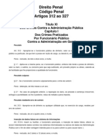 Artigos 312 A 327 Do Código Penal