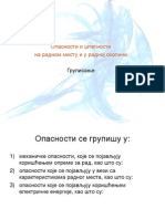 Opasnosti I Stetnosti Grupisanje PDF