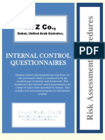 Internal Control Questionnaire (ICQs)