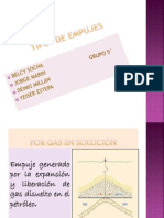 TIPOS DE EMPUJES,, EXPOCICICÓN