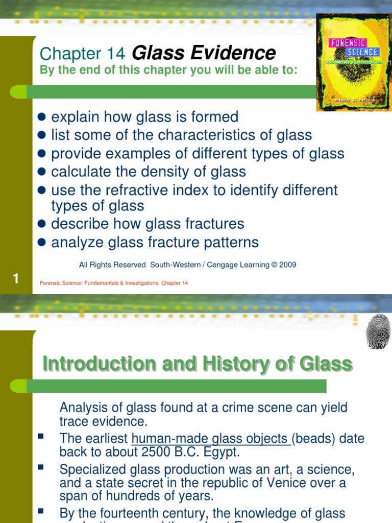 Glass As Evidence Glasses Refraction