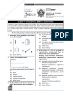 Class 7 Syllabus & Sample Questions