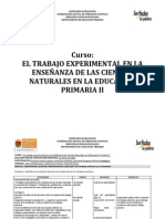 Carta Descriptiva Ciencias Naturales Primaria II