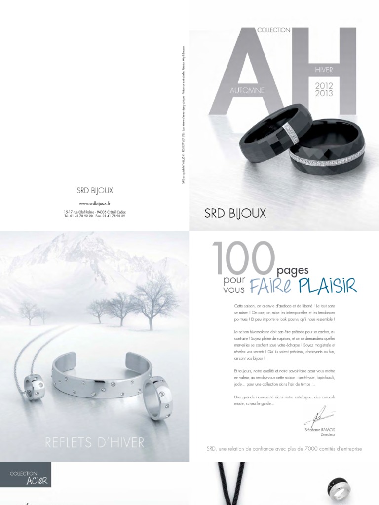 BIJOUX SRD Catalogue Automne-Hiver 2012-2013 HD | PDF | Perle | Joaillerie